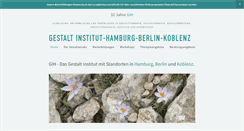 Desktop Screenshot of gestalt-institut-hamburg.de